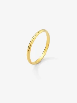 Alianza de oro amarillo de 18K