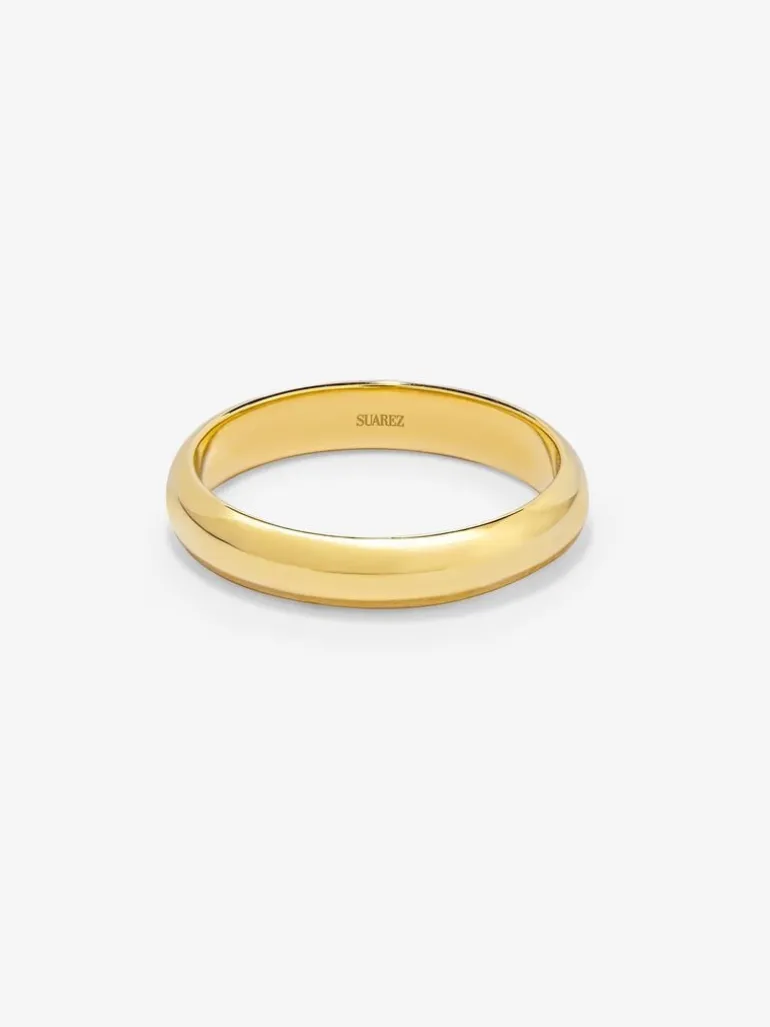 Alianza de oro amarillo de 18K