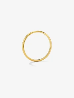 Alianza de oro amarillo de 18K