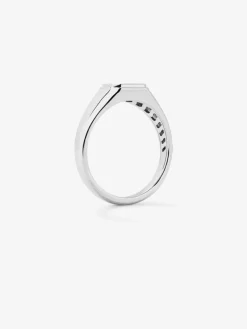 Anillo de sello pequeño de plata 925