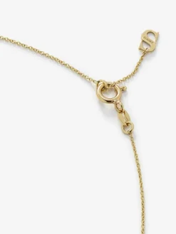 Colgante cadena de oro amarillo de 18K con esmeralda y diamantes