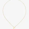 Colgante de oro amarillo de 18K con letra C