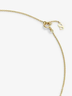 Colgante de oro amarillo de 18K con 24 diamantes en talla brillante con un total de 0,2 cts