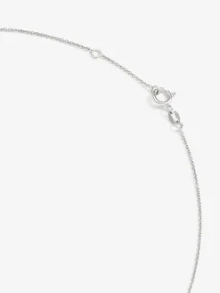 Colgante de oro blanco de 18K con rubí rojo intenso en talla pera de 0,88 cts y diamantes 0,48 cts