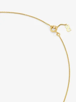 Colgante de oro blanco y amarillo de 18K con diamantes blancos en talla brillante de 0,11 cts
