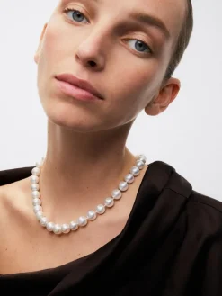 Colgante de perlas australianas con cierre de oro blanco de 18K