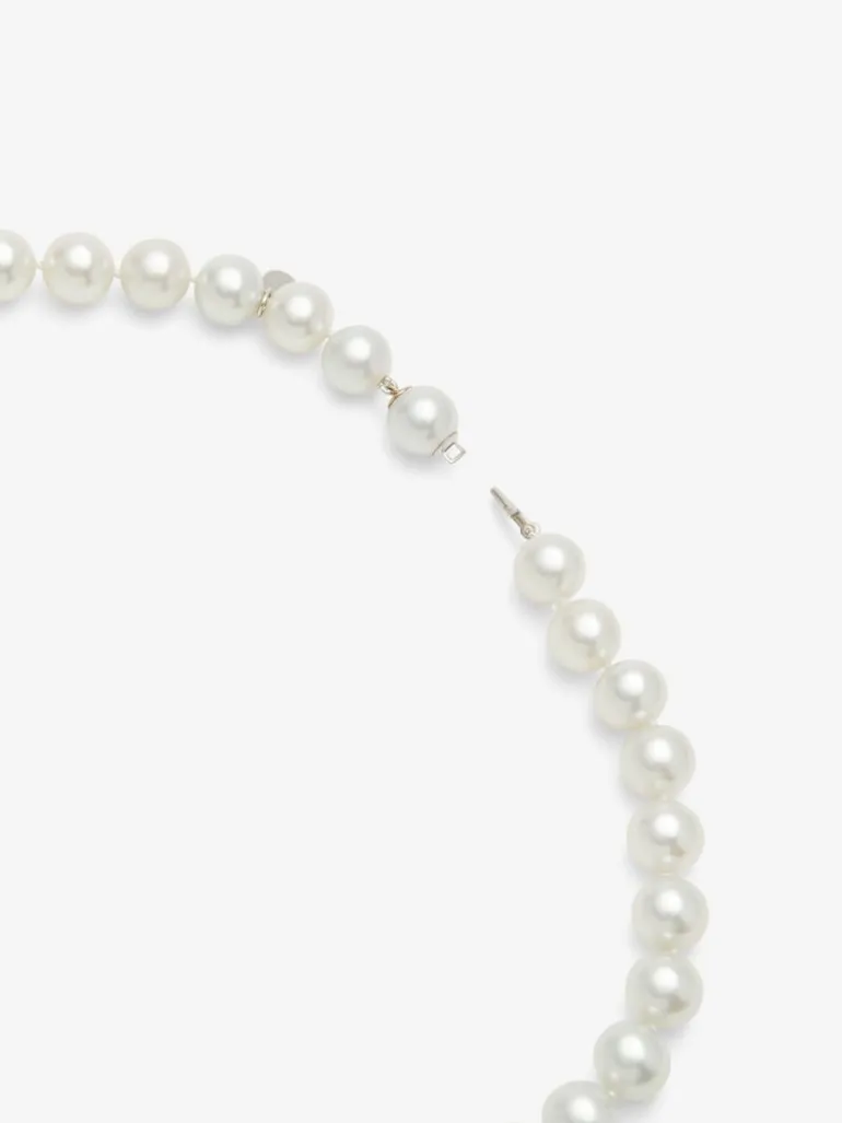 Colgante de perlas australianas con cierre de oro blanco de 18K