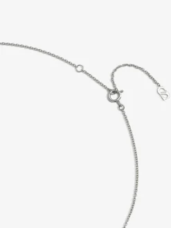 Colgante de plata 925 con pavé de topacios azul london en talla brillante