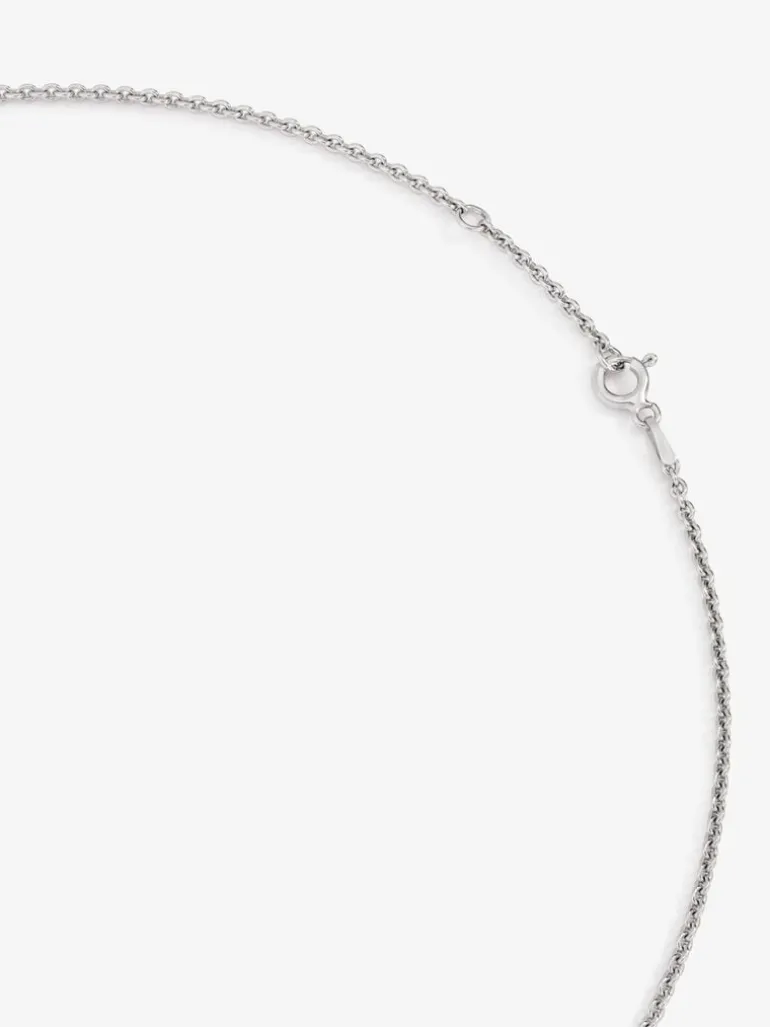Colgante de plata 925 con topacio azul london en talla cushion