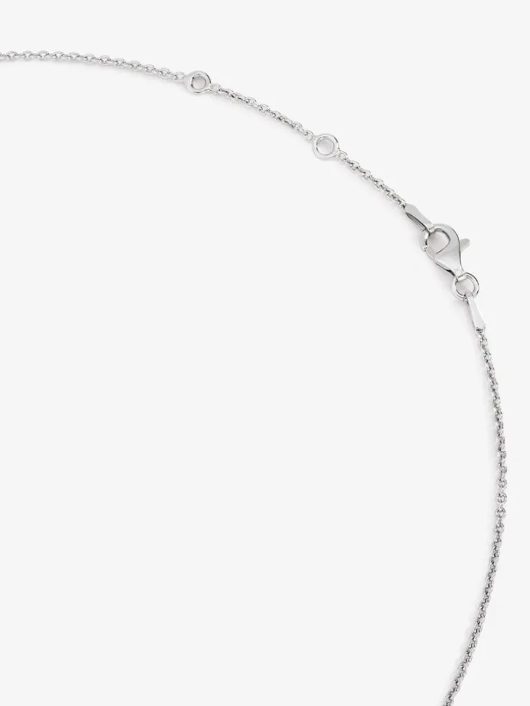 Colgante grande de plata 925 con gemas multicolor