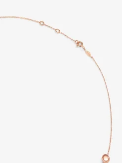Collar de oro rosa de 18K