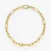 Collar eslabones grande oro amarillo de 18K