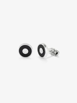 Gemelos de plata 925 y onix
