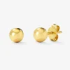 Pendientes de oro amarillo de 18K