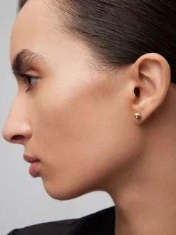 Pendientes de oro amarillo de 18K