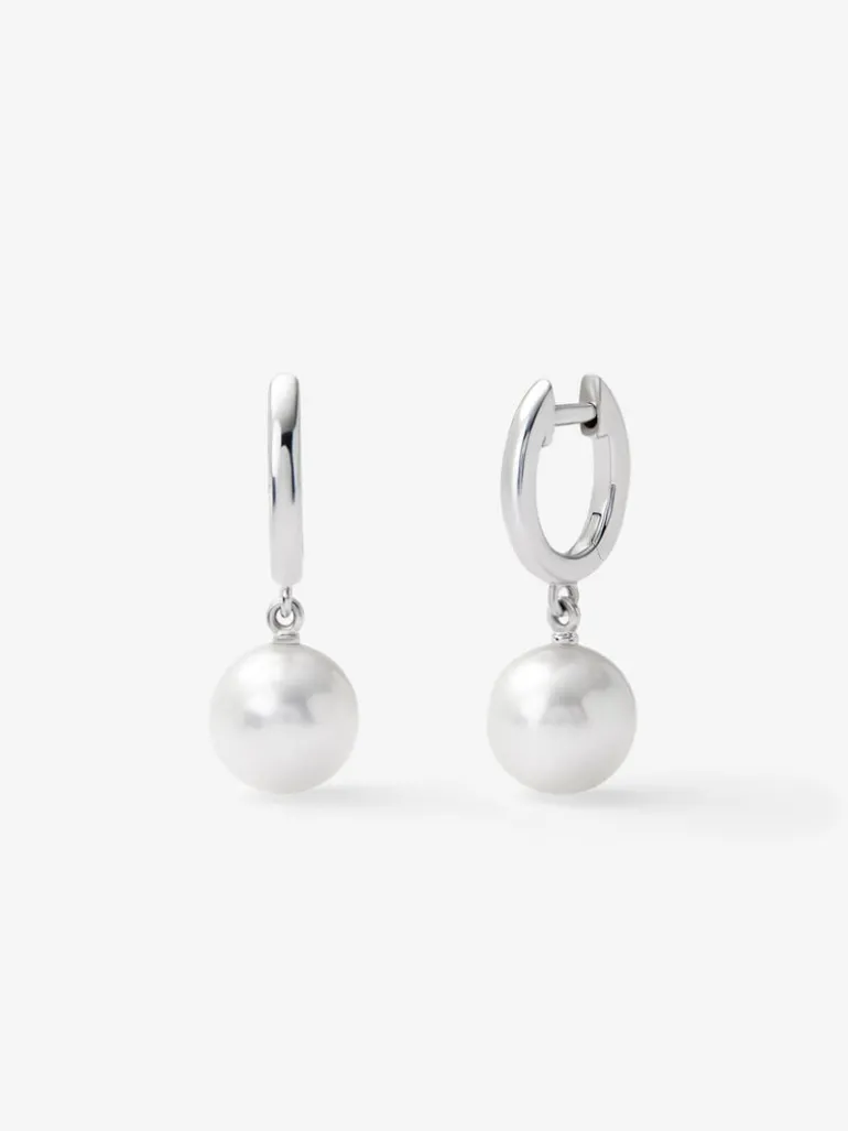 Pendientes de plata 925 con perlas australianas de 8,5 mm