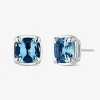 Pendientes de plata con topacio London