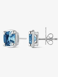 Pendientes de plata con topacio London