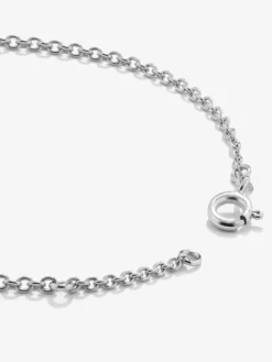 Pulsera de oro blanco de 18K con diamantes en talla brillante con un total de 0,12 cts